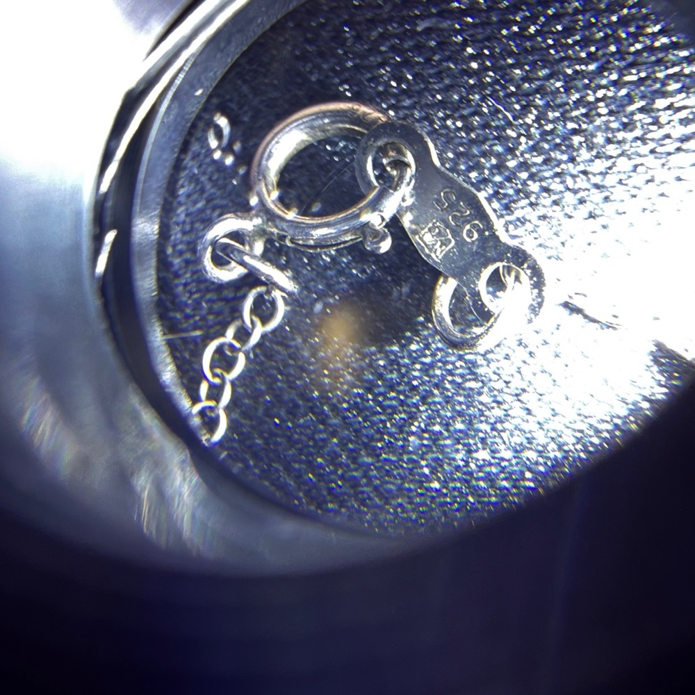 Elegant Sterling Silver Pendant Necklace - Picture 3 of 4